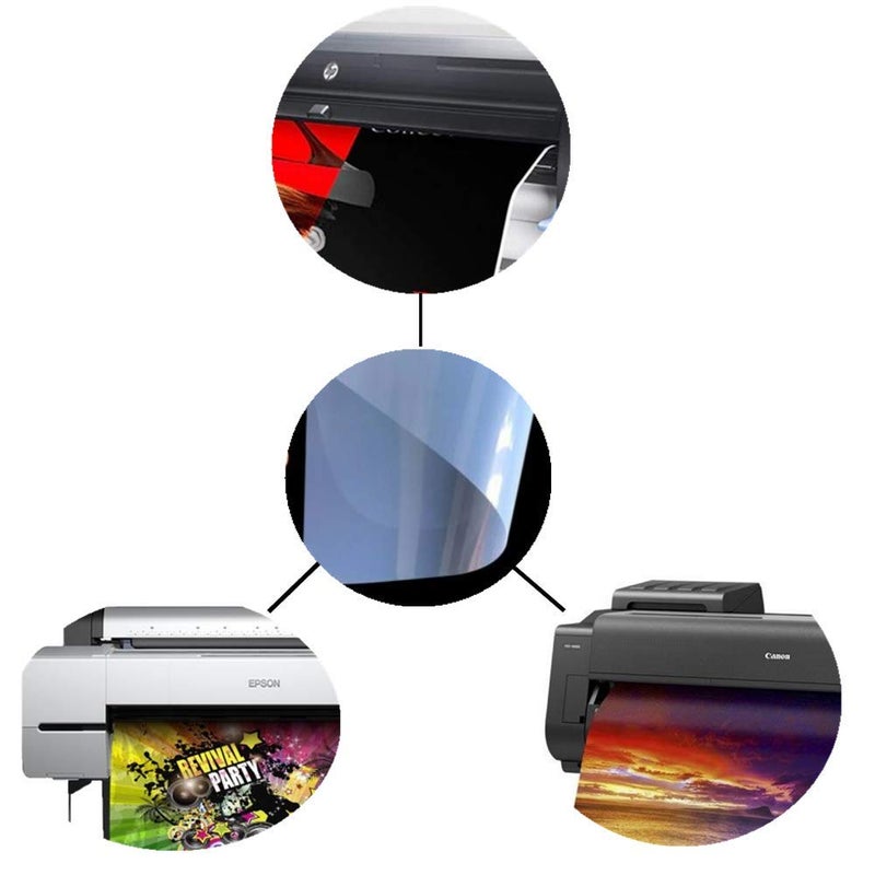 Tiger-Hoo 100 Sheets Silk Screen Printing Film 8.5 ""x11 "" Waterproof Inkjet Transparent Film - Image 4